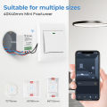 CENFAYA TUYA WiFi Mini Smart Light Switch 110V 220V 230V RF 433Mhz Wall Panel Remote Control Timer For Alexa  Assistant. 