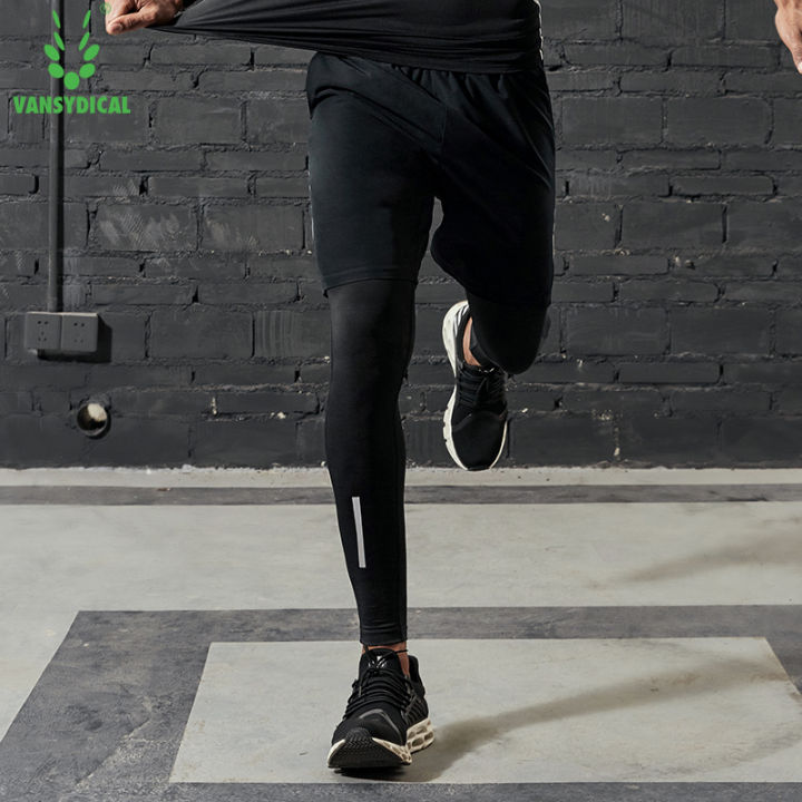 VANSYDICAL%20Compression%20Pants%20Men%20Running%20Tights%20with%20Reflective%20Striped%20Basketball%20Legging%20Workout%20Elastic%20Waist%20Trousers%20Men%20-%20Image%206