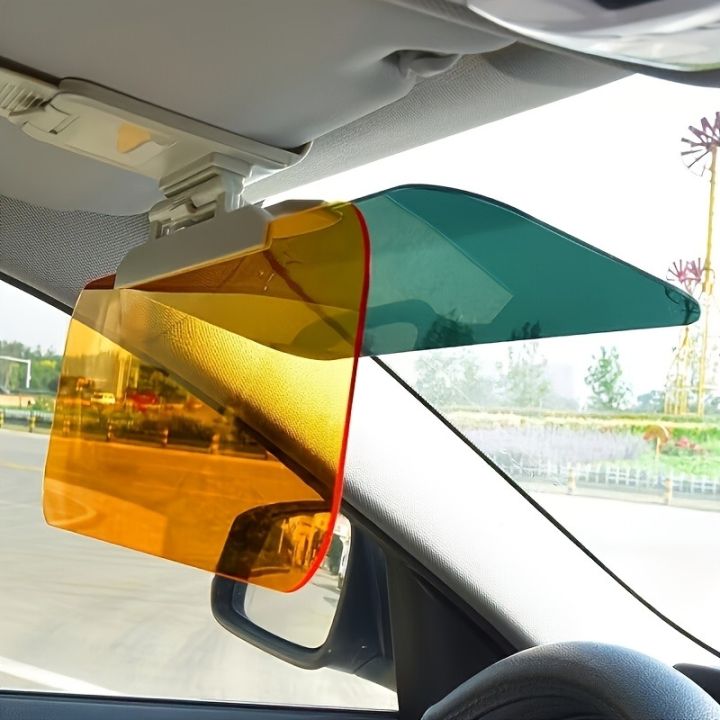Polarized Anti-glare Sun Visor for Automobile Extended Anti-ultraviolet Sunshade HD Night Vision Driving Goggles Visor