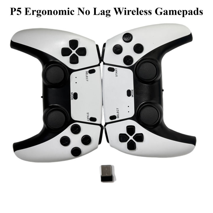 P5 2PCS 2.4Ghz Wireless Gamepad - No - Delay Game Controller, USB ...