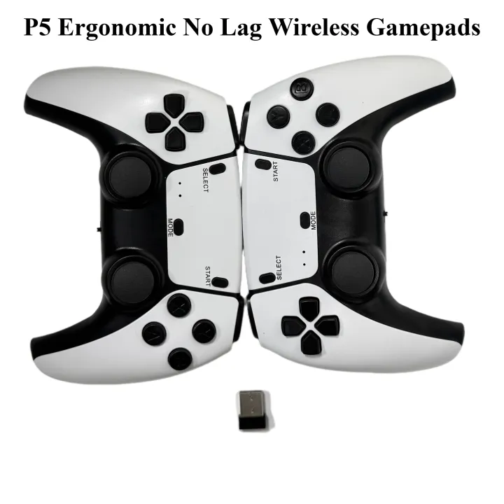 P5 2PCS 2.4Ghz Wireless Gamepad - No - Delay Game Controller, USB ...