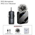 Wireless Lavalier Microphone for Camera,iPhone,Android,Microphone Reverb Sound Video Recording Podcast Noise Reduction Clip mic. 