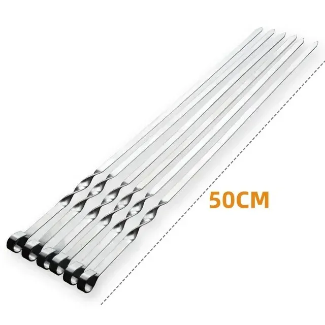 50cm%206Pcs%20BBQ%20Skewer%20Stainless%20Steel%20Wide%20Barbecue%20Sticks%20Flat%20BBQ%20Fork%20Outdoor%20Camping%20Picnic%20BBQ%20Utensil%20Kitchen%20Accessories%20-%20Image%207