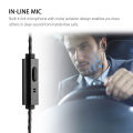 SUPER BASS White Earphones 3.5mm Connector with Mic - Super Quality Stereo Headset with 3.5mm jack - Stereo Handsfree / Handsfree Extra Bass Headphone Handsfree With Microphone Headphones Wired Earphones - MU35 WHITE. 