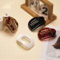 4 PCS Flat Hair Clips, Round Lay Down Hair Claw Clips for Women Girls, Comfortable Curved Flat Clips for Thick Thin Hair. 