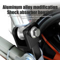 2pcs Motorcycle Rear Shock Extender Motorcycle Front Shock Riser With Screw Front Shock Riser Height Extension Absorber Metal.