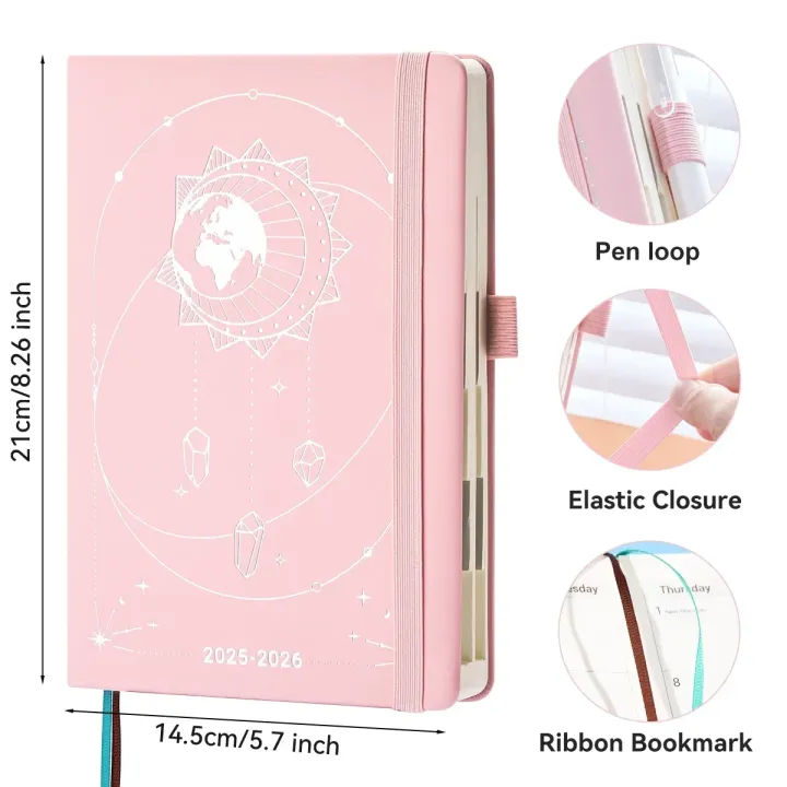 A5%20Zodiac%20Themed%20Schedule%20Planner%20408%20Pages%2080GSM%20Leather%20Cover%202025%20To%202026%20Multifunctional%20Diary%20for%20Students%20&%20Professionals%20-%20Image%202