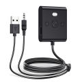 Bluetooth 5.4 AUX Car Adapter Wtih Mic 3.5MM USB U-Disk Stereo Wireless Audio Receiver Car Kit Handsfree Calls Navigation Music. 