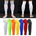 Adult Leg Warmers Elastic Soccer Shin Guard Calf Socks Over Knee Men Sports Compression Protection Long Sleeve Training Socks. 