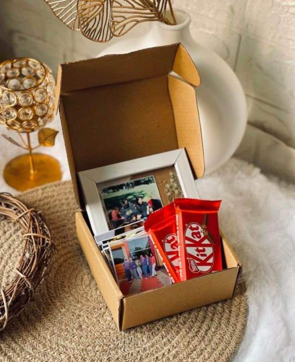15 Polaroid pictures and some chocolate gift box for birthday gift, wedding gift