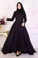 Black Color Umbrella Style Abaya. 