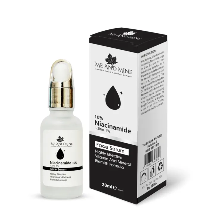 Me%20And%20Mine%20%20%20Niacinamide%2010%25%20+%20ZINC%201%25%20Fcae%20Serum%20-%20Image%202