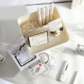 Drawer Desk Organiser , Dream Organiser Box for Cosmetics, Stationery, Perfect for Home, Office or Dorm Decor Multicolour Transparent Three. 