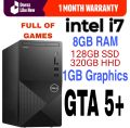 core i7 Processor Gaming PC 128GB SSD,320GB HHD,1GB Graphics Card/ Core i7 CPU /PC Gaming. 