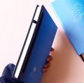 Space Doodle Minimalistic Galaxy blue BuJo Notebook Dot grid Diary Dotted pages Journal. 