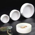 Reptile Food Bowl Anti-Escape Ceramic Feeder Dish Reptile Water Bowl for Hermit Crab Leopard Gecko Chameleon Corn Snake Y5GB. 