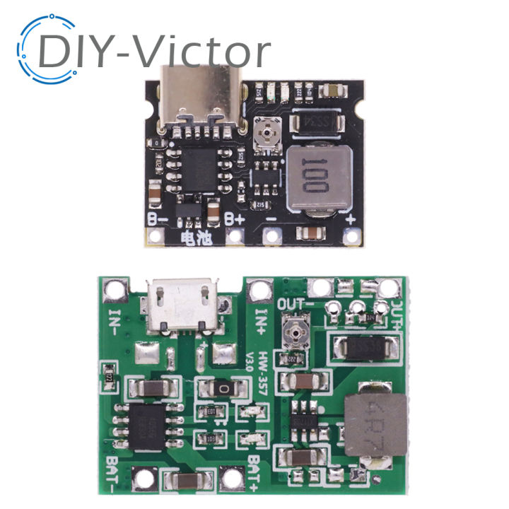 3.7V 4.2V Lithium Li-ion 18650 Battery Charger Board DC-DC Step Up Boost Lithium Battery Charging Step-Up Board TP4056 Module