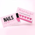 50pcs Nails Business Card  Press On Nail Loyalty Paper Card Board Nail Discount Card Board Nails Accessories Tools. 