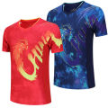 CHINA Dragon TEAM Table Tennis shirts shorts for Men Women tennis ping pong t shirt Table tennis jerseys soccer Fitness training. 