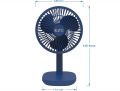 KZG Official Electronic Oscillating Fan, F6, Battery Long-time Lasting 11 Hours, Brand New; One Year Warranty. 
