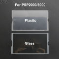 JCD For PSP 2000 3000 PSP2000 Game Console Plastic Glass Screen Lens Display Panel Cover Transparent Frame Clear Mirror Cover.