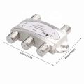 4 x 1 DiSEqc 4- Way Switch DS-04C High Isolation Connect 4 Satellite Dishes 4 LNB For Satellite Receiver. 