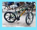 26 inchi 21 Speed Gear Cycle With Suspension Lockout fork High Rim Coloring Fat Spoke With Shimano Parts.
