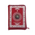 Long Pocket Prayer Mat Portable Travel Friendly Musallah With Qibla Finder Compass Musalla Travel Prayer Mat Carpet. 