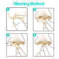 Nose Dilator Nasal Silicone Nose Clip Anti Snoring Easy Breath Preventing Snoring Help Breathe Snoring Devices Improve Sleeping.