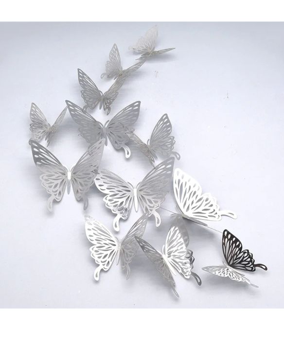 12%20Pcs%20Butterfly%20Wall%20Stickers,%203D%20Butterfly%20Wall%20Decor%20%20Butterfly%20Party%20Decorations%20Birthday%20Cake%20Decorations%20Removable%20Wall%20Stickers%20Room%20Decor%20for%20Baby%20Shower%20Party%20Girls%20Boy's%20Kids%20-%20Image%205