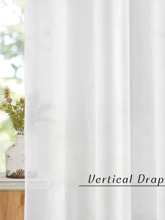 White%20Sheer%20Curtain%2084%20Inches%20Long%20for%20Living%20Room%20Bedroom%20Window%20Rod%20Pocket%20Soft%20Silky%20Texture%20Sheer%20Window%20Drapes%201pc%20-%20Image%206