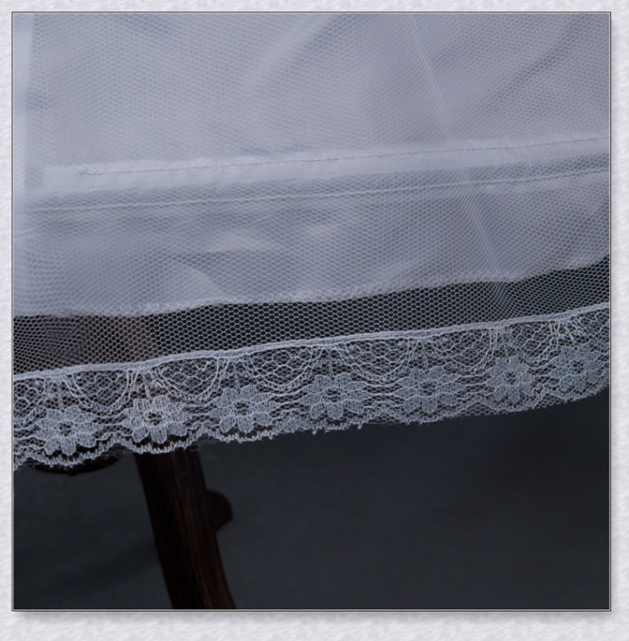 3%20Hoop%20Crinoline%20Petticoat%20Skirt%20for%20Women%20Under%20Dress%20Long%20Half%20Slips%20Underskirt%20for%20Wedding%20Dresses%20Ball%20Gowns%20Tutu%20White%20-%20Image%204