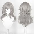Anime Game Honkai: Star Rail Male and female protagonists trailblazer siblings wig Role-playing gray long wig for Halloween. 