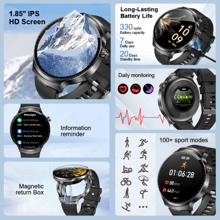 LIGE%20New%20TWS%202%20in%201%20Headset%20Smart%20Watch%201.85"Bluetooth%20Call%20Earphone%20Smartwatch%20Men%20Heart%20Rate%20Health%20Monitor%20Music%20Watches%202026%20-%20Image%206