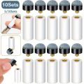 5/10 Sets of Billiard Cues Tips Replacement with Pool Cue Stick Ferrules Billiard Cues Tips Screw on Pool Cue Tips Pool Cue Tips. 