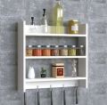Wall mounted spice Rack, Kitchen organizer, Kitchen accessories. 