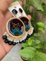 Resin customize jhumkas Resin jewelry Resin art handmade product. 
