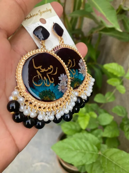 Resin%20customize%20jhumkas%20Resin%20jewelry%20Resin%20art%20handmade%20product%20-%20Image%202