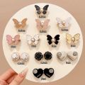 Butterfly Jeans Button Adjustable Clips For Pant Skirts Waist Tightener Buckle Snap Button Pants Pin Retractable Button Adjuster.