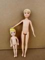 13cm Mini Kelly 5-inch Little Boys Girls Teenager Sisters Brothers Dark Ordinary Skin Naked Body Bjd 1/12 Toys For Kids. 
