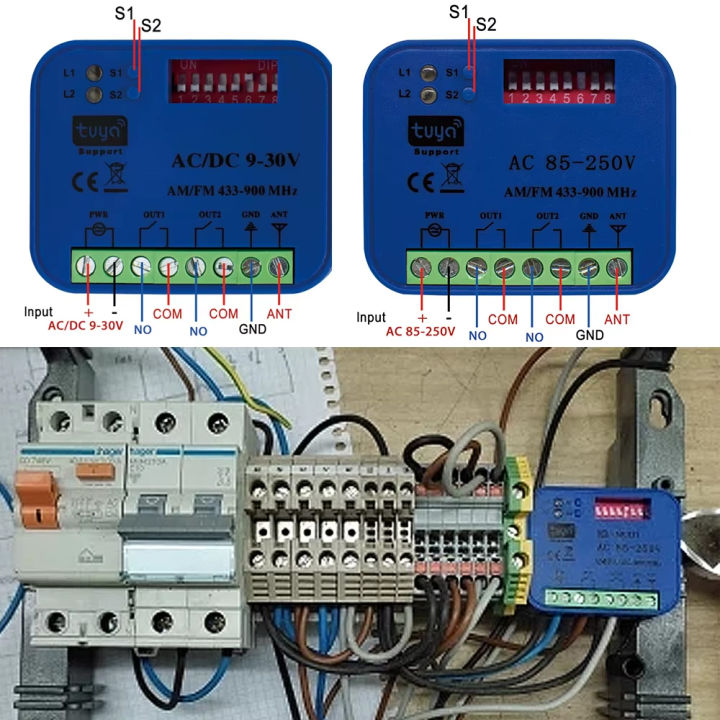 Tuya%20Smart%20WIFI%20300-900MHz%20RF%20Garage%20Door%20Gate%202CH%20Receiver%20Controller%20Switch%20433MHz%20868mhz%20Transmitter%20/%20Command%20Opener%20Alexa%20-%20Image%206