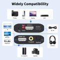 4K HDMI Audio Extractor Splitter HDMI to toslink+Coaxial+Stereo Audio converter splitter for PS4 Xbox DVD HDTV 4K 30Hz.