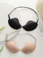 Invisible chest strap detachable women's bra gathered seamless adhesive evening dresses and parties braissere JB2511. 