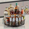 360°Rotating Rotating Spice Rack Organizer For Bathroom Kitchen Countertop Easy Access and Efficient Storage Desktop Storage Box. 