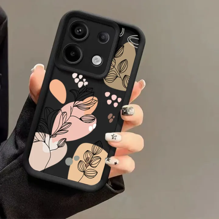 Phone%20Case%20for%20Xiaomi%20Redmi%20Note%2013%204G%2011%2010%2013%20Pro%20Plus%205G%2010S%2011S%2012S%20Redmi%2012%2012C%2013C%204G%20Abstract%20Plants%20Flower%20Pattern%20Cover%20-%20Image%202