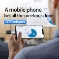 OTG Adapter Typec To UDB3.0 Mobile Phone USB Disk Converter Tablet Macbook Pro Notebook External USB Drive USB Conversion Head. 