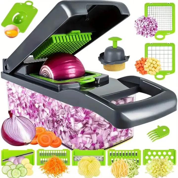 Professional%20Vegetable%20Chopper%20with%2012%20Functions,%20Onion%20and%20Garlic%20Dicer,%2014-in-1%20Multifunctional%20Food%20Chopper,%20Kitchen%20Vegetable%20Slicer%20Cutter,%20Veggie%20Chopper%20with%208%20Blades%20and%20Container%20-%20Image%203