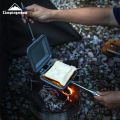 CAMPINGMOON TT-1315 Double-Sided Non-Stick Bread Sandwich Toast Clamp Multi-Purpose Camping Breakfast Clip Pan Baking Tray.