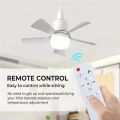 E27 AC85V-265V LED Ceiling Fan Light with Remote Control E27 Base 3 Color Dimmable Timer for Bedroom and Kitchen Fan Lights. 