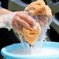 17*11*9 CM Car wash sponge block car motorcycle cleaning supplies large size Honeycomb sponge brush dusting car cleaning tool. 